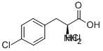 4-CHLORO-L-PHENYLALANINE HCL 구조식 이미지