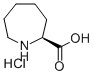 (S)HEXAHYDRO-1H-AZEPINE-2-CARBOXYLIC ACID HCL Structure