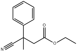 β-Cyano-β-Methyl-hydrocinnaMic Acid Ethyl Ester Structure