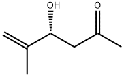5-헥센-2-온,4-하이드록시-5-메틸-,(R)-(9CI) 구조식 이미지