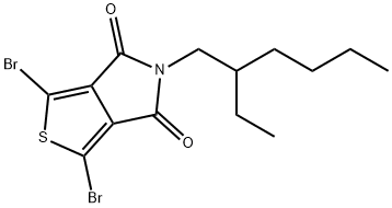 1,3-BibroMo-5-(2-ethylhexyl)-4H-thieno[3,4-c]pyrrole-4,6(5H)-dione Structure