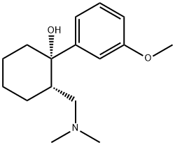 (-)-(S,S)-trans-Tramadol Structure