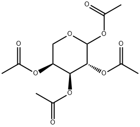 L-Arabinopyranose, tetraacetate Structure
