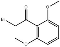 2-브로모-1-(2,6-DIMETHOXYPHENYL)에타논 구조식 이미지