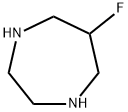 6-Fluorohexahydro-1H-1,4-diazepine Structure