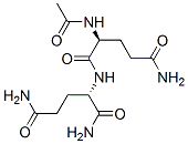 N-acetylglutaminylglutamine amide Structure