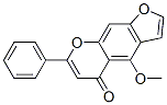 4-Methoxy-7-phenyl-5H-furo[3,2-g][1]benzopyran-5-one 구조식 이미지