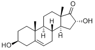 (3b,16a)-3,16-dihydroxy-Androst-5-en-17-one 구조식 이미지