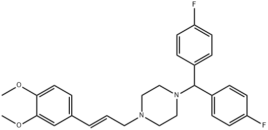 Trelnarizine Structure