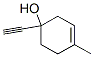 3-Cyclohexen-1-ol, 1-ethynyl-4-methyl- (9CI) 구조식 이미지