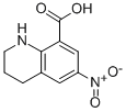 8-퀴놀린카르복실산,1,2,3,4-TETRAHYDRO-6-NITRO- 구조식 이미지