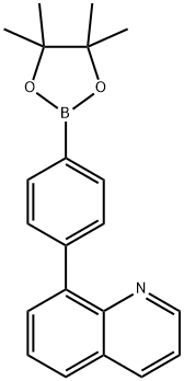 4-(quinoliN-8-yl)phenylbornic
acid,pinacol ester 구조식 이미지