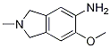 2,3-dihydro-6-Methoxy-2-Methyl-1H-Isoindol-5-aMine Structure