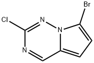 7-Bromo-2-chloropyrrolo[2,1-f][1,2,4]triazine Structure