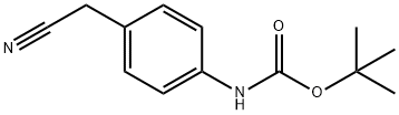 4-(N-BOC-AMinophenyl)acetonitrile 구조식 이미지