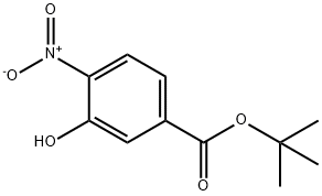 TERT-BUTYL 3 HYDROXY-4-NITROBENZOATE 구조식 이미지