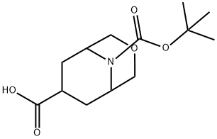 9-(tert-Butoxycarbonyl)-3-oxa-9-azabicyclo[3.3.1]nonane-7-carboxylic acid Structure