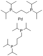 [P,P'-1,3-BIS(DI-I-PROPYLPHOSPHINO)PROPANE][P-1,3-BIS(DI-I-PROPYLPHOSPHINO)PROPANE]PALLADIUM (0) Structure