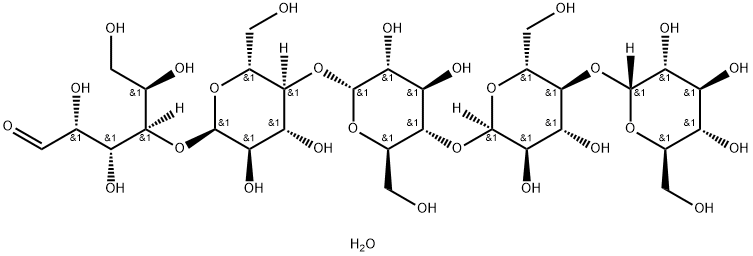 MALTOPENTAOSE HYDRATE Structure