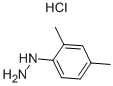 2,4-Dimethylphenylhydrazine hydrochloride Structure