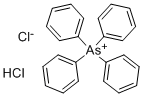 TETRAPHENYLARSONIUM CHLORIDE HYDROCHLORIDE 구조식 이미지