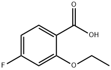 2-Ethoxy-4-fluorobenzoic acid Structure