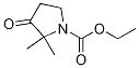 2,2-DiMethyl-3-oxo-pyrrolidine-1-carboxylicacidethylester 구조식 이미지