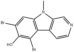 9-메틸-7-브로모에디스토민D 구조식 이미지