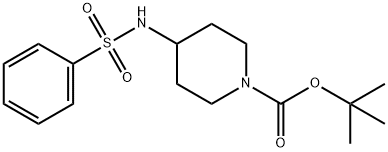 1-BOC-4-benzenesulfonaMidopiperidine Structure