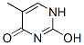 4(1H)-Pyrimidinone, 2-hydroxy-5-methyl- (9CI) Structure