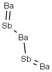 바륨과 결합한 안티모니 화합물 (2 : 3) 구조식 이미지