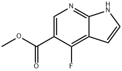 Methyl 4-fluoro-1H-pyrrolo[2,3-b]pyridine-5-carboxylate Structure