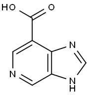 3H-이미다조[4,5-c]피리딘-7-카르복실산 구조식 이미지