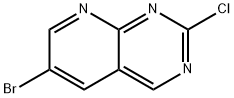 6-bromo-2-chloropyrido[2,3-d]pyrimidine Structure