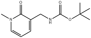 Carbamic acid, N-[(1,2-dihydro-1-methyl-2-oxo-3-pyridinyl)methyl]-, 1,1-dimethylethyl ester Structure