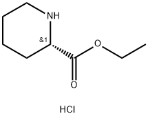 ETHYL (S)-PIPERIDINE-2-CARBOXYLATE HCL 구조식 이미지