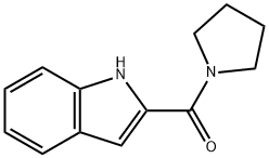 (1H-indol-2-yl)-pyrrolidin-1-yl-methanone 구조식 이미지