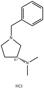 (R)-1-Benzyl-3-dimethylaminopyrrolidine Dihydrochloride Structure