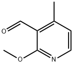3-Pyridinecarboxaldehyde, 2-methoxy-4-methyl- (9CI) Structure