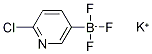 칼륨6-클로로피리딘-3-트리플루오로보레이트 구조식 이미지