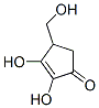 2-Cyclopenten-1-one, 2,3-dihydroxy-4-(hydroxymethyl)- (9CI) 구조식 이미지