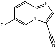 6-CHLORO-IMIDAZO[1,2-A]PYRIDINE-3-CARBONITRILE Structure
