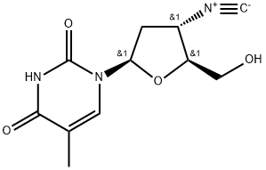 3'-isocyano-3'-deoxythymidine Structure