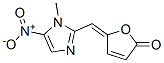 (5E)-5-[(1-methyl-5-nitro-imidazol-2-yl)methylidene]furan-2-one Structure