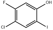 4-chloro-5-fluoro-2-iodophenol Structure