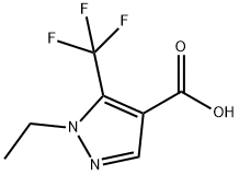 1-Ethyl-5-(trifluoromethyl)-1H-pyrazole-4-carboxylic acid Structure