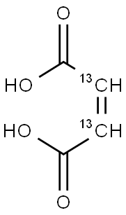 MALEIC ACID-2,3-13C2 Structure