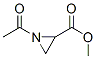 2-아지리딘카르복실산,1-아세틸-,메틸에스테르,(1R-트랜스)-(9CI) 구조식 이미지