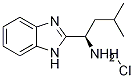 (R)-1-(1H-Benzimidazol-2-yl)-3-methylbutylamine Hydrochloride Structure