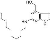 6-(N-DECYLAMINO)-4-HYDROXYMETHYLINDOLE Structure